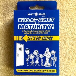 Kids Against Maturity! Fun Family Game! A Nutt Heads Game! Travel Edition